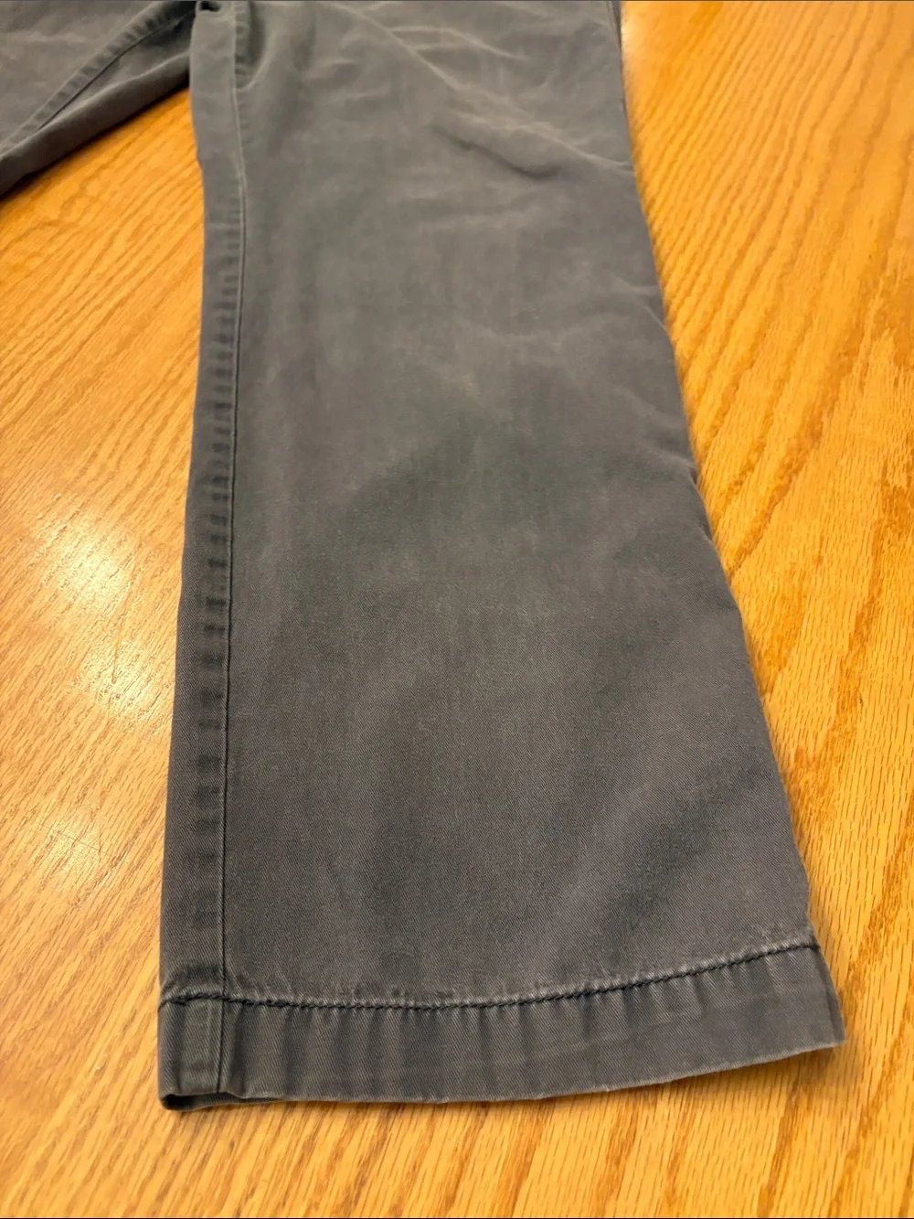 Eddie Bauer Straight-Leg Pants in Slate Gray